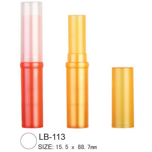 Round Cosmetic Lip Balm Tube