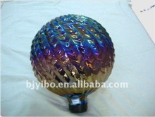 Multicolored glass gazing balls