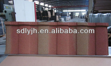 color stone coated corrugated roofing sheet/roof tiles gutters for seaside