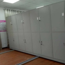 Mechanical Hand Push Mobile Storage Shelving File Compactor