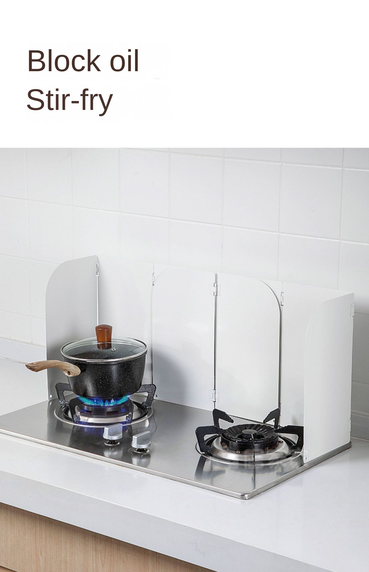 تخته عایق حرارتی تاشو برای اجاق گاز Foldable Heat Insulation Board for Gas Stove