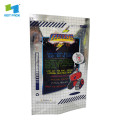 3 side seal flat foil plastic pouch packaging