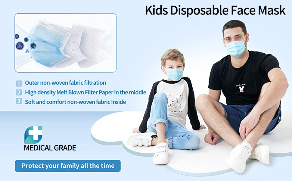 kids face mask medical flu