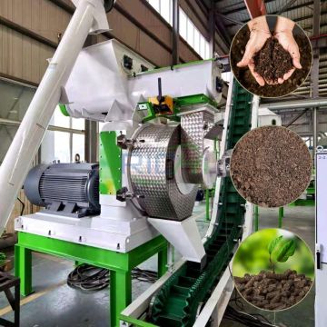 RICHI Machinery 3-4 T/H Organic Fertilizer Pellet Line for Animal Droppings