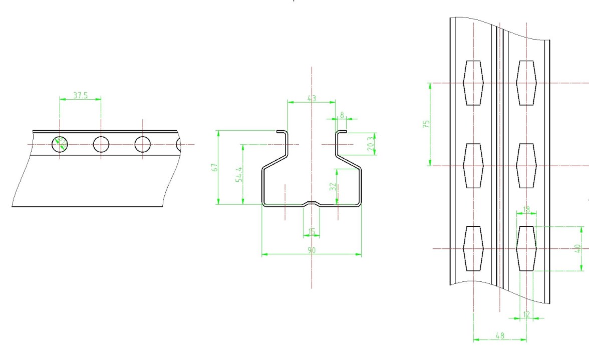 Warehouse rack system roll forming machine