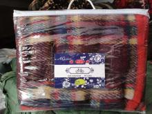 Check design factory wholesale warn recycled blanket