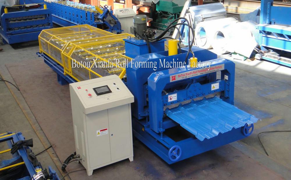 Color Steel Roof Glazed Tile Roll Forming Machine