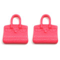 Pastel Color Handbag Shape Mini Resin Craft Flatback Ornament for Phone Case Pencil Box Decoration