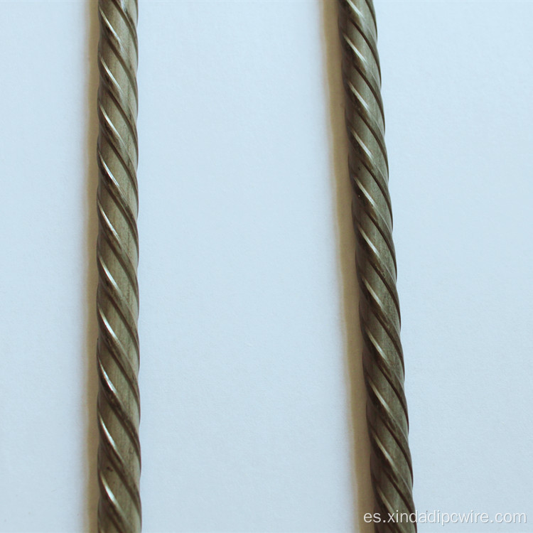 7.0mm 1670Mpa varillas espirales pretensado PC Wire