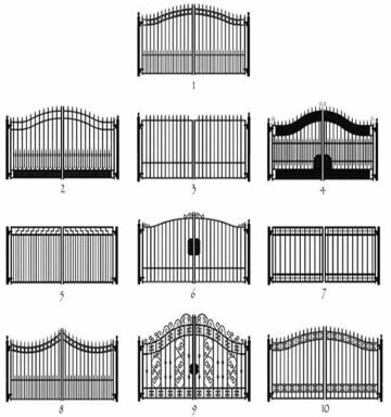 Decorative Spearhead Top Steel Fence