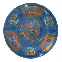 Cast Iron Hollowware Fruit Plates Colorful Enamel Dry Fruit Tray