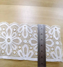 wedding 3d flower crochet border lace trim embroidery