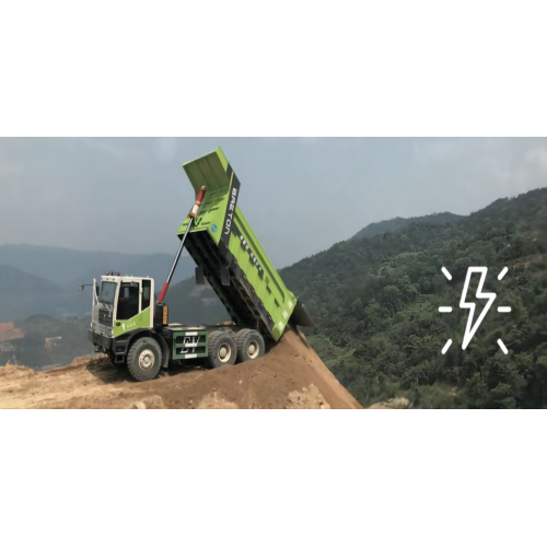 Markë e re kineze me kapacitet super të rëndë kamion minierë me kamion elektrik 4x4 version
