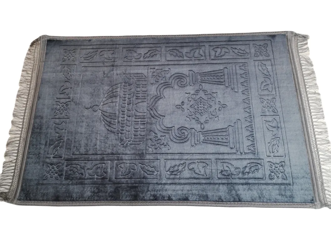 Hot Sale Popular 100% Polyester Hand Tufted Door Mats, Best Quality Front Carpet Fringe Muslim Prayer Rug