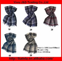 2012 Linen and Wool matts women scarf -1027