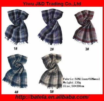 2012 Linen and Wool matts women scarf -1027