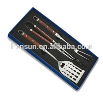 Outdoor Barbecue Roasting Tool Set with Portable Case