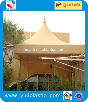 PVC tent fabric for shade structure