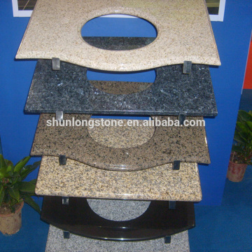 Granite colors Vanity top,prefabricated Granite vanity top