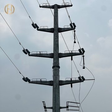 FUTAO 10KV a 138kV Pole de transmisión POLPE