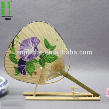 Bamboo plain paddle hand fans