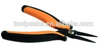 JP1203-3 flat nose plier with teeth with molded handles