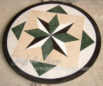 Water jet Marble Floor Medallions