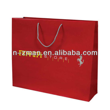 Custom Design Paper Bag,Printed Paper Shopping Bag,Hot Stamping Shopping Bag