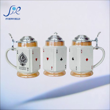 2013 handpainted beer stein,cheap beer mug