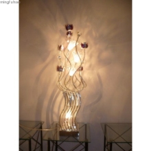 Contemporary decorat aluminum table lamp