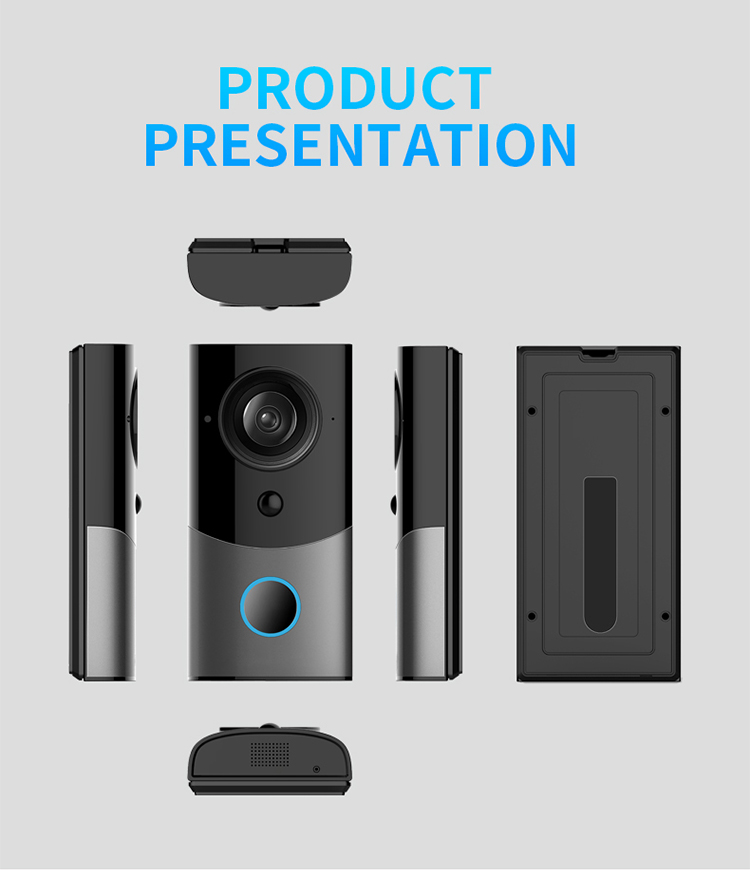 1080p Doorblbell Camera WiFi Video Door Bell Camera Wireless Video Door Phone Intercom HD Ring WiFi Door Camera للشقق