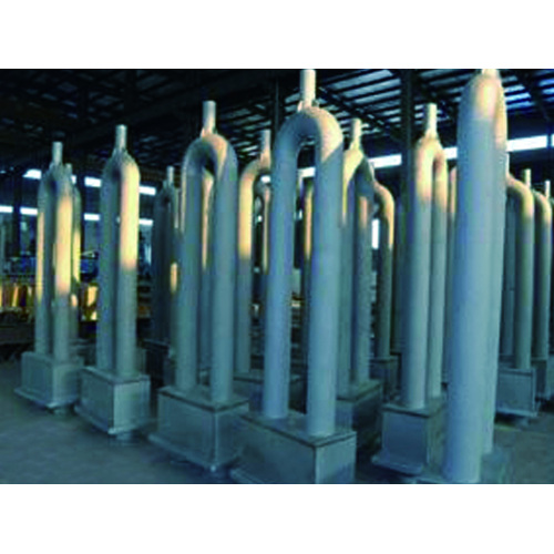 Seções de tubo de tubos radiantes