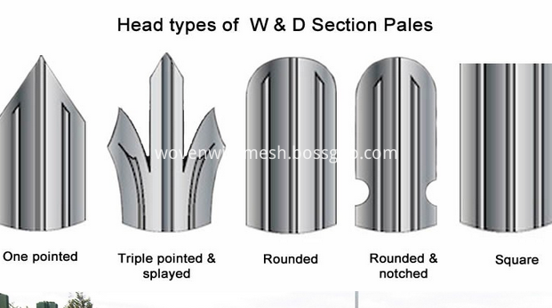 top style of palisade fence