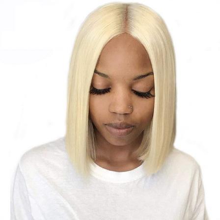 613 Blonde Bob Wig Human Hair