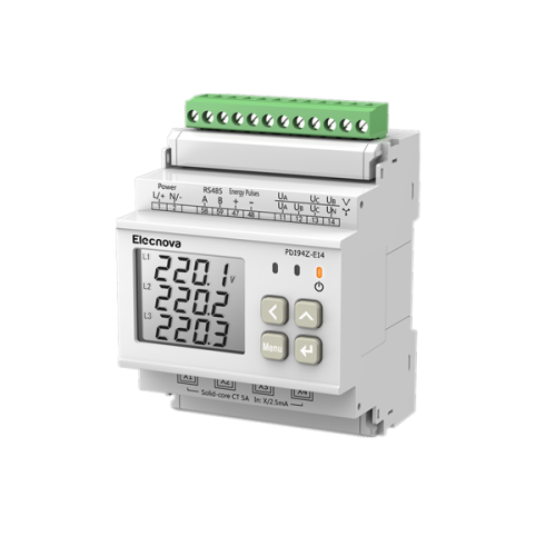 Sistema de monitoreo de potencia de circuito multicircuito de 3 fase