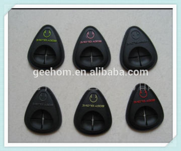 custom rubber label for jeans 3d logo pvc label