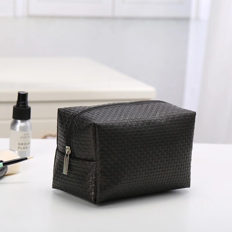 Travel Cosmetic Bag Professional PU Leather Cosmetic Makeup Bag