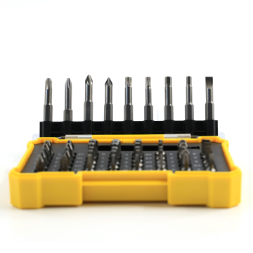50-Piece Electrician's Magnetic Screwdriver Set with Torx, Slotted Bits and Drill Bits in Plastic Shell Case