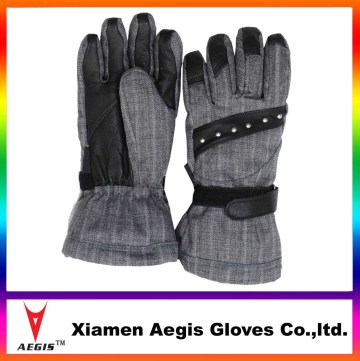 winter sheepskin leather gloves women winter fashion gloves winter