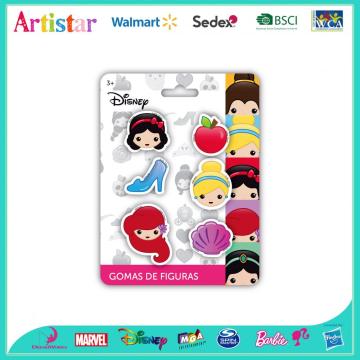 DISNEY PRINCESS 6 pack of mini erasers