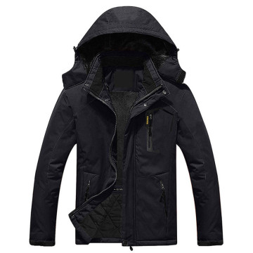 Waterproof Mens Black Ski Coat For Sale
