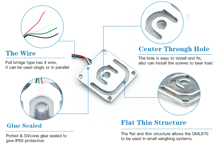 GML670 load cell detail