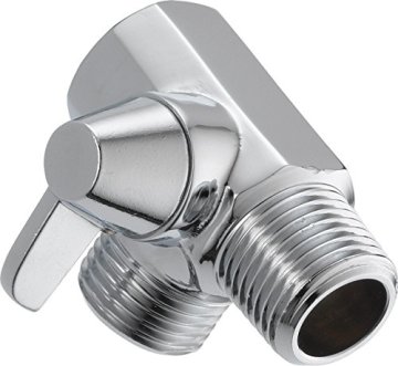 Chromed zinc quick open one-key switch angle valve
