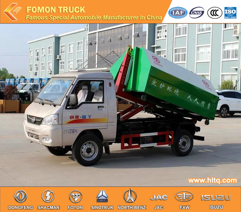 1 KAMA hook lift refuse truck