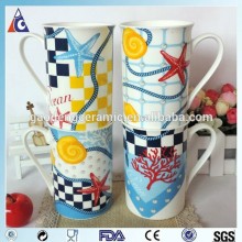 9OZ custom coffee porcelain mug printing