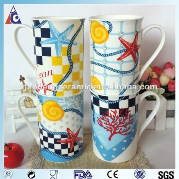 9OZ custom coffee porcelain mug printing