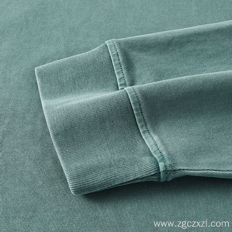 Men's Vintage Distressed Long Sleeve T-Shirt Loose
