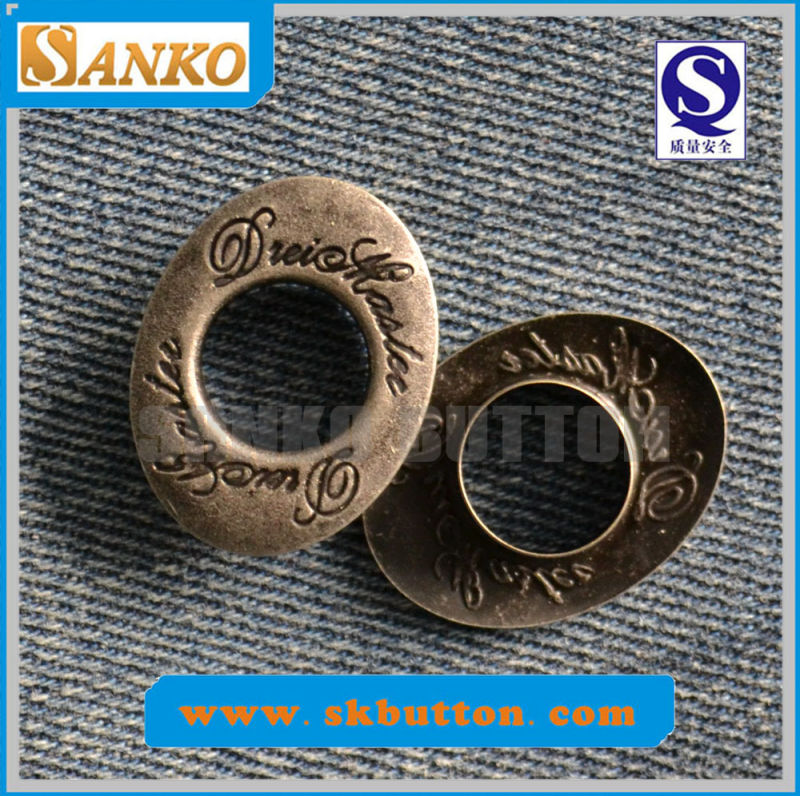 Rectangle Shape Metal Eyelets with High Quality