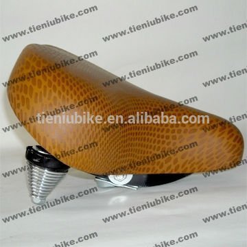 city bike saddle/ leather brown bicycle saddle /leather saddle