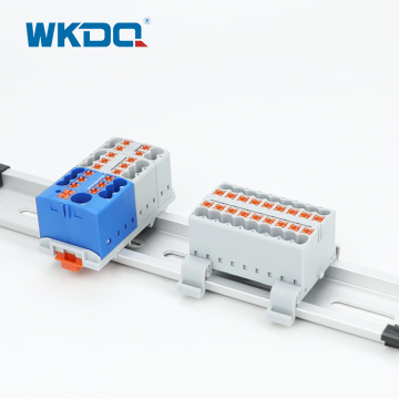 PTFIX6X2.5 Distribution Block Din Rail Feed through Distribution Terminal Block